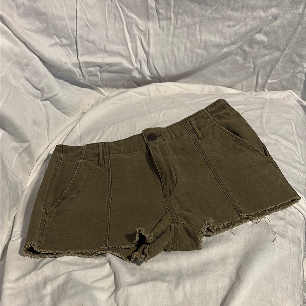 Aeropostale Green Jean Shorts Casual Style